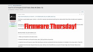 AxeFx III  Firmware 2200 Public Beta 6 Has Been Released [upl. by Cannon40]