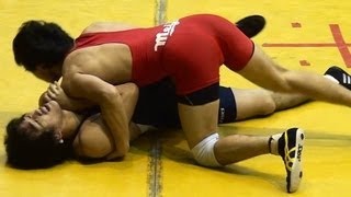 Freestyle Wrestling  Meiji vs Toyo University [upl. by Waxler]