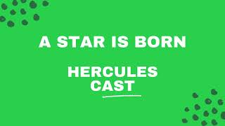 A Star Is Born  Karaoke  Hercules Cast [upl. by Ymirej966]