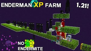 Minecraft Enderman XP Farm Tutorial 121  No Endermite Enderman Farm  Easy XP Farm [upl. by Burrow]