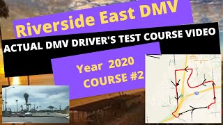 ACTUAL TEST ROUTE Riverside East DMV Behind The Wheel Training Adult Teen Drivers Education Course [upl. by Akimat365]