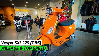 2022 Vespa SXL 125 CBS  Best Scooter  OnRoad Price amp Features [upl. by Ailegave]