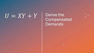 Solve for the Compensated Demands [upl. by Nollahs]