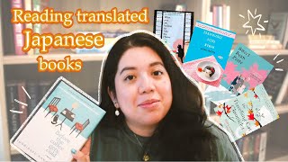 reading cozy Japanese translated books 🇯🇵📚 fall reading vlog [upl. by Leahkim819]