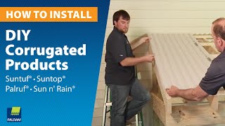 How to SUNTUF® Installation DIY [upl. by Ainoloppa]