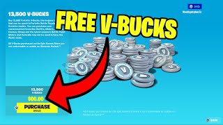 HOW TO GET 13500 V BUCKS IN FORTNITE FOR FREE [upl. by Sharleen]