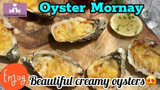 Oyster Mornay Very tasty and creamy recipe [upl. by Gerrilee446]