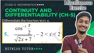 Miscellaneous exercise on chapter 5 class 12 q5  Miscellaneous ch 5 class 12 q5 [upl. by Nickerson]