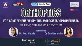 BINOCULAR VISION I ORTHOPTICS I 25th JUNE 2020 [upl. by Arsi259]