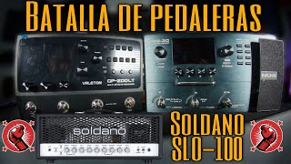 🔥BATALLA DE PEDALERAS🔥Nux MG30 Vs Valeton GP200LT  AMP SOLDANO SLO100 [upl. by Nauqyaj]