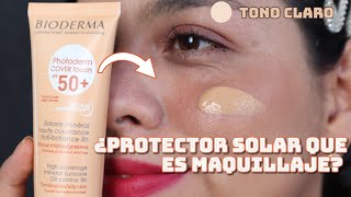 Bioderma Photoderm Cover Touch Tono Claro ¡TODO LO QUE DEBES SABER [upl. by Karlyn987]