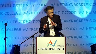 BernardHenri Lévy  Conférence quotSolitude dIsraëlquot au Collège Académique de Netanya 8 mai 2024 [upl. by Avilla]