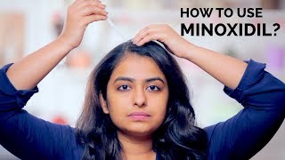 How To Use Minoxidil  Hair Regrowth  Skin Diaries [upl. by Efram]