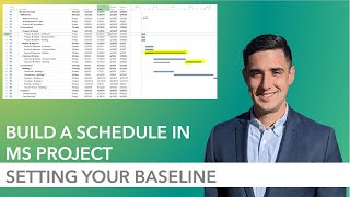 How to Build a Microsoft Project Schedule from Scratch  Part 2 How to Baseline Your Schedule [upl. by Inod]