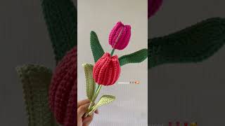 Crochet idea  crochet tulips crochet handmade diy shorts [upl. by Anned779]