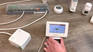 Honeywell Home evohome  Creating a single heating zone with evotouch Controller as the thermostat [upl. by Kceb]