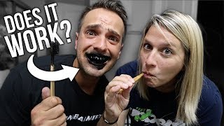 CHARCOAL TEETH WHITENING GONE WRONG [upl. by Iverson]