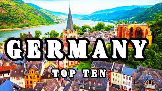 Top ten SMALL TOWNS to visit in Germany 2024 [upl. by Everson]