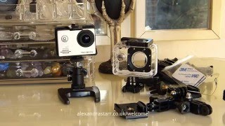 TECBEAN EX5000 HD Action Camera Review [upl. by Imuy]