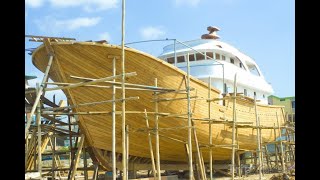 Avance construcción de barcos de madera1 [upl. by Adnawuj]