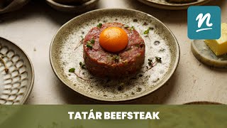 Csípős tatárbeefsteak recept  Nosalty [upl. by Aynatal]