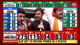 UP Result 2022  BJP Sets To Get Clear Sweep In Uttar Pradesh  Assembly Poll Result 2022 [upl. by Camm456]