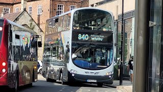 a ride on transdev yorkshire coastliner b9tl Gemini 2 2427 BF62 UXX 310823 [upl. by Hayilaa40]