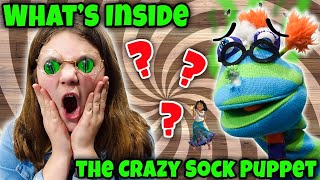 Whats Inside Crazy Sock Puppet He Ate Crazy Encanto Doll Cutting Open Creepy Sock Puppet skit [upl. by Zerla]