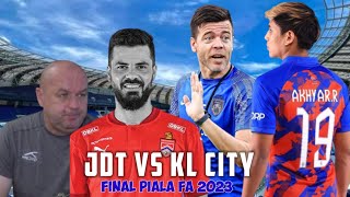 JDT VS KL CITY  FINAL PIALA FA TAHUN 2023 [upl. by Ruhl509]