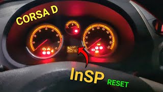 OpelVauxhall Corsa D  InSP Oil Service Interval Light Reset [upl. by Zoubek713]