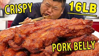 Brother Monkey grilled 16 pounds of crispy pork belly and it was oily every time you took a bite [upl. by Janicki]