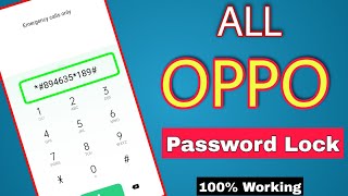 All Oppo Reset Password How to fix forgot lockscreen Password Any oppo Phone  Password Unlock Oppo [upl. by Ogilvy]