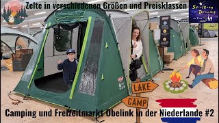 Zelte in jeder Größe und für jeden Geldbeutel Obelink größter Freizeitmarkt Campinggeschäft Camping [upl. by Annaer]