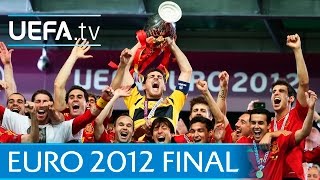 Spain v Italy UEFA EURO 2012 final highlights [upl. by Demitria963]