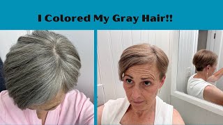 Ion Demi Permanent for Gray Hair  Color Gray the Easy Way  Amazing Results [upl. by Jedthus897]