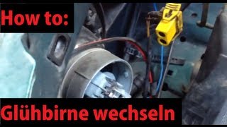 Abblendlicht wechseln  BMW E30 Abblendlicht wechseln how to [upl. by Adniral177]