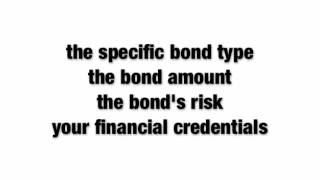 How Are Surety Bond Premiums Calculated [upl. by Nell781]