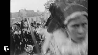 Le cortège carnavalesque de la Laetare à FosseslaVille 1948  Enquête du MVW [upl. by Annavoj]