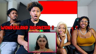 Wonderland Indonesia 2  🇮🇩The Sacred Nusantara Official Video  AMERICANS REACTION [upl. by Amari799]