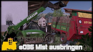 LS22 OBERSCHWABEN LP 036  Mist ausbringen  Realismus Selbstversuch [upl. by Acinoreb]