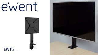 Ewent EW1543 Flatscreen Desk Clamp installation video [upl. by Aicel]