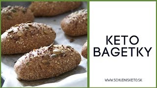 Keto bagetky  Video recept  Schudni s Keto [upl. by Alain]