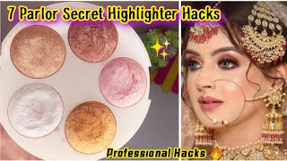 7 amazing highlighter hacks Highlighter lagane ka tarika highlighter hacks [upl. by Einatirb998]