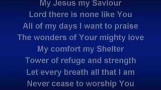 Shout To The Lord worship video w lyrics [upl. by Bluma]