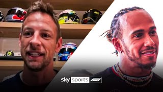 Jenson Buttons HONEST REACTION to Lewis Hamiltons Ferrari move 👀 [upl. by Akehsay]