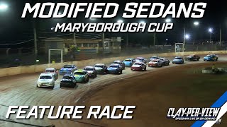 Modified Sedans  Maryborough Cup  Maryborough  25th May 2024  ClayPerView [upl. by Llehsor]