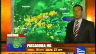 REUPLOADED TWC Hurricane Katrina coverage 82805 Clip 12 [upl. by Ariik]