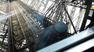 Eiffel Tower Elevator Ride [upl. by Nwahsuq]