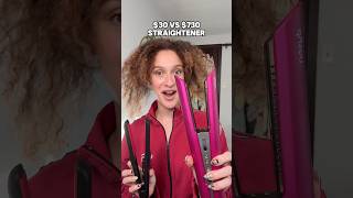 30 VS 730 HAIR STRAIGHTENERS curlytostraight hairstraightening [upl. by Hnahym]