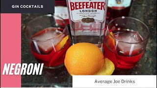 How to make a Negroni Cocktail  Episode 36 [upl. by Kennedy]